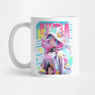 AKIBA DRIP - 🩵🟡🩷「 ✦ NEO MAGICAL GIRL✦ 」🩵🟡🩷 ANIME MANGA NEXTLVL ART Mug